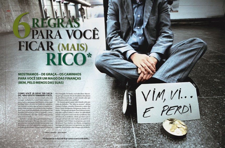 6 regras para você ficar (mais) rico 1/3 - Men's Health Brasil