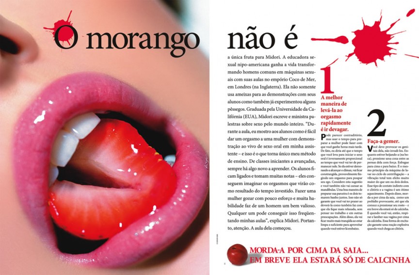 Na ponta da língua 2/3 - Men's Health Brasil