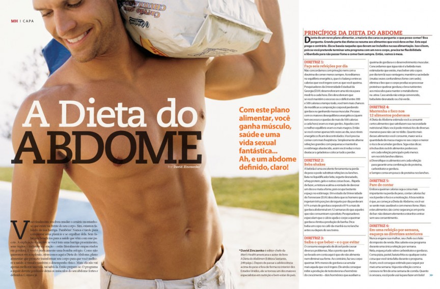 A dieta do abdome 1/3 - Men's Health Brasil